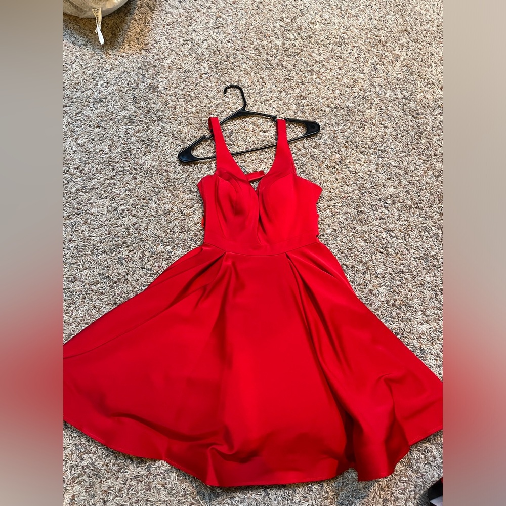 Dave and Johnny Red Dress